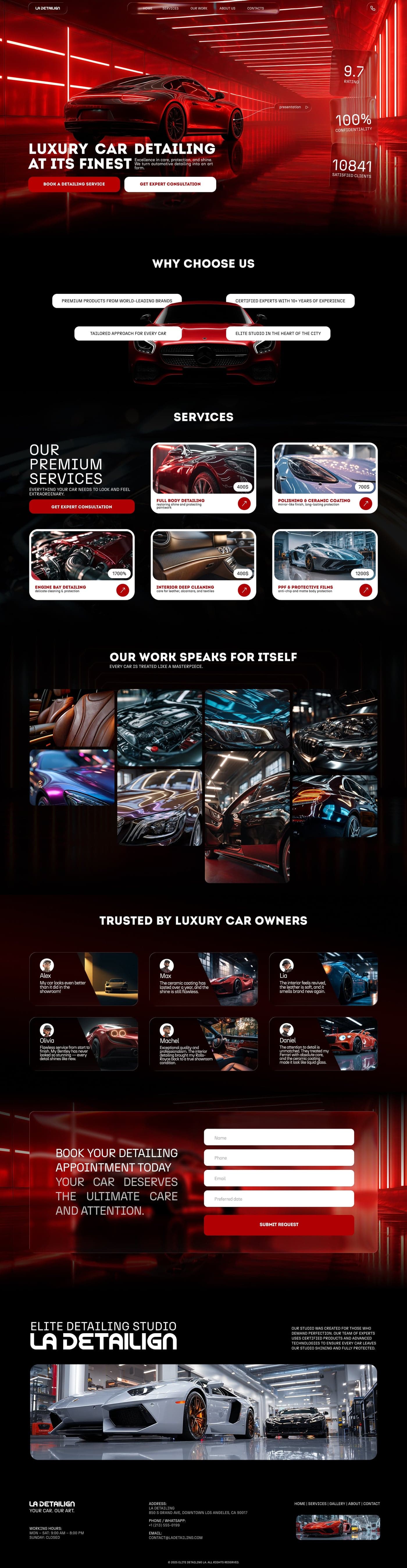 СТУДІЯ ДИТЕЙЛІНГУ LA DETAILING